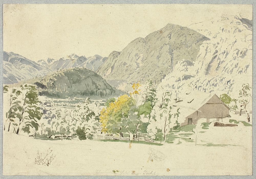 Schmolnau Near Ischl by Rudolf von Alt