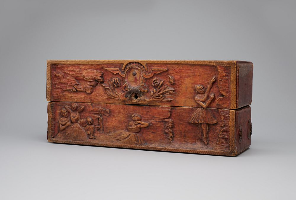 Decorated Wooden Box by Paul Gauguin