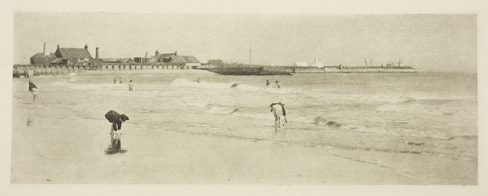 On Gorleston Sands by Peter Henry Emerson