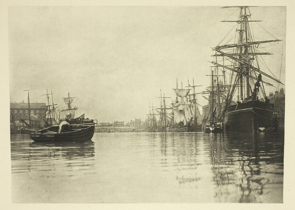 The Peaceful Harbour by Peter Henry Emerson