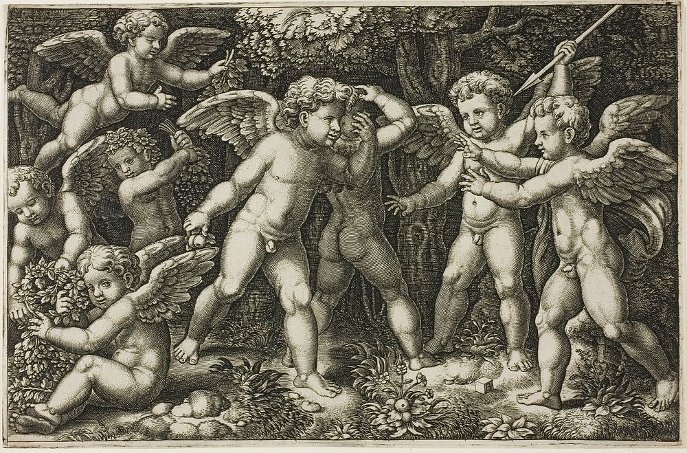 Game of Cupids by Master of the Die