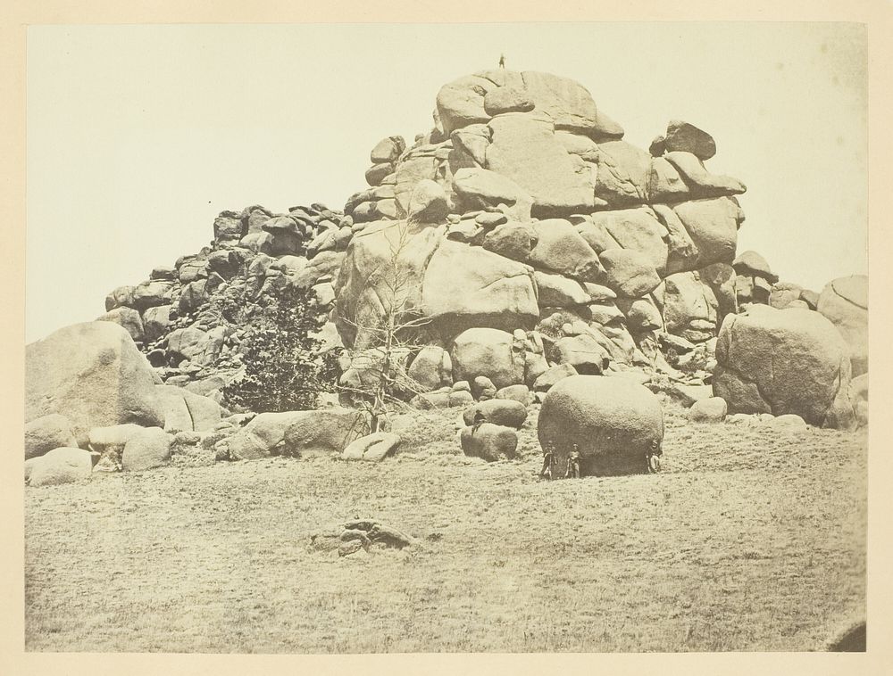 Skull Rock, (Granite) Sherman Station, Laramie Mountains by Andrew Joseph Russell