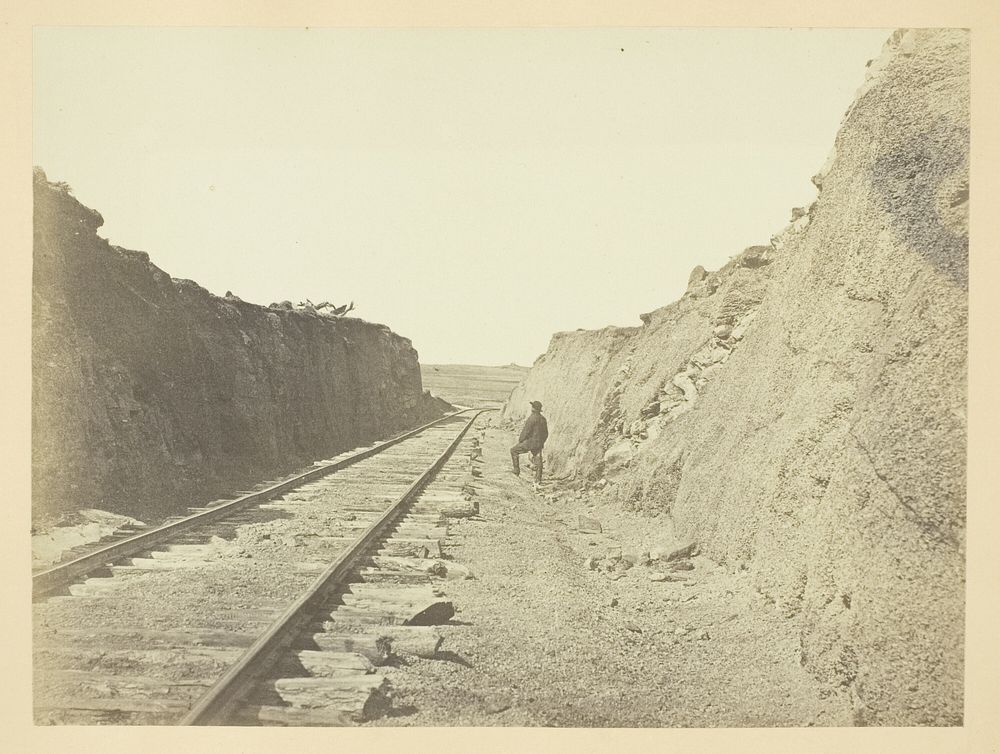 Malloy's Cut, Sherman Station, Laramie Range by Andrew Joseph Russell