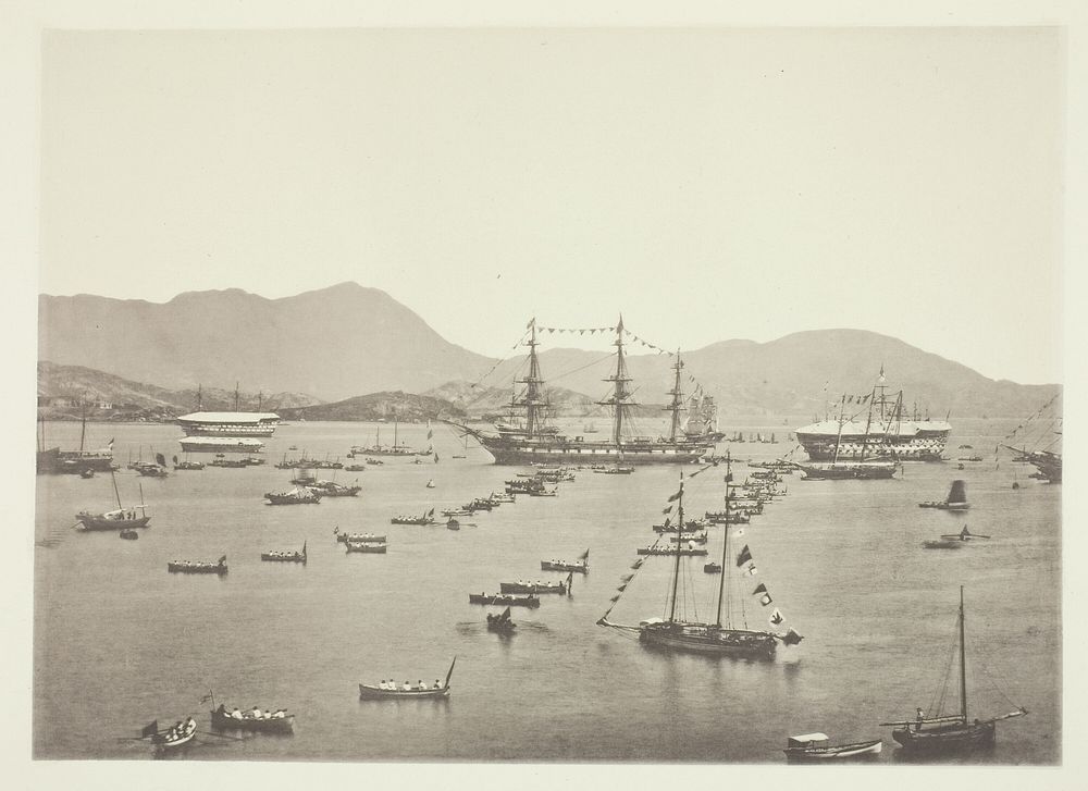 The Harbour, Hong-Kong by John Thomson