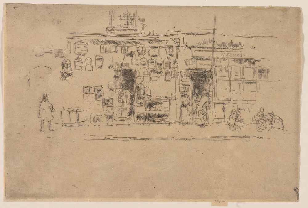 Bird-Cages, Chelsea by James McNeill Whistler