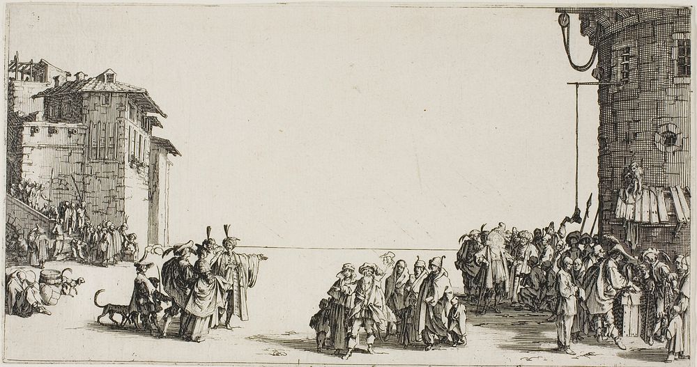 The Slave Market by Jacques Callot