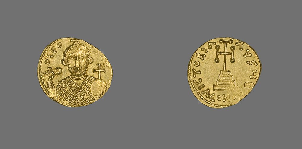 Solidus (Coin) of Leontius by Byzantine