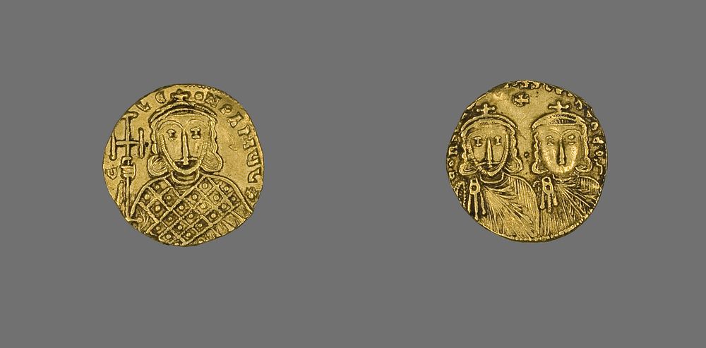 Solidus (Coin) of Constantine V and Leo IV by Byzantine