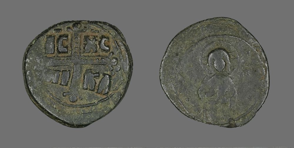 Anonymous Follis (Coin), Attributed to Theodora by Byzantine