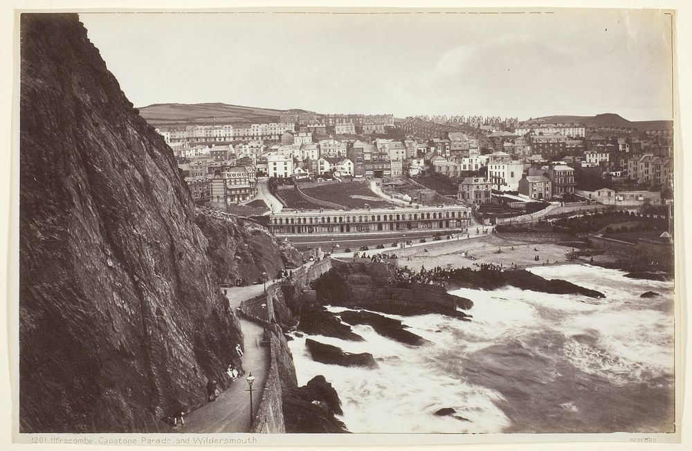 Ilfracombe, Capstone Parade and Wildersmouth by Francis Bedford