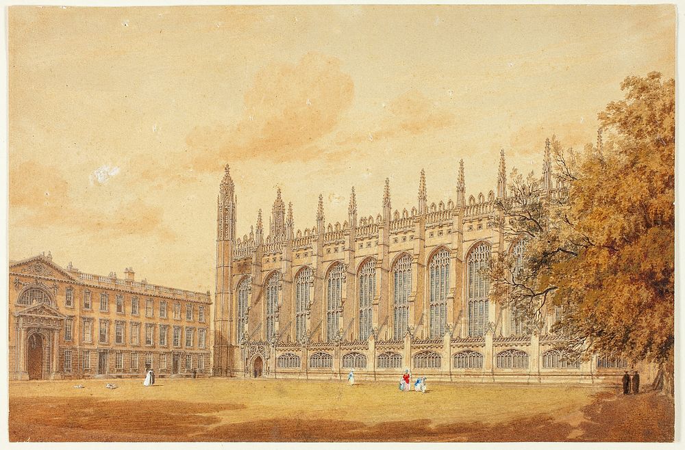 South Side of King's College Chapel, Cambridge by Frederick MacKenzie