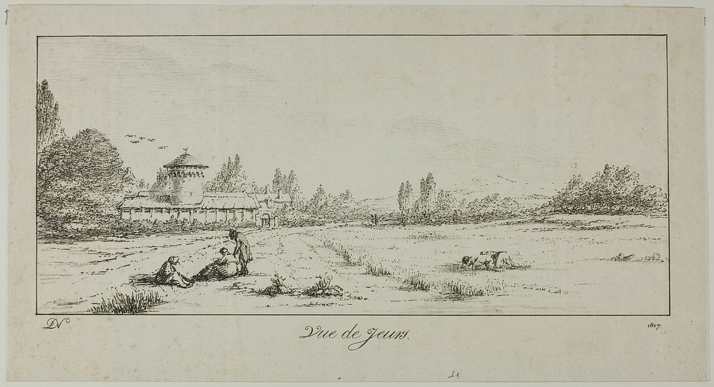 View of Jeurs by Dominique-Vivant Denon
