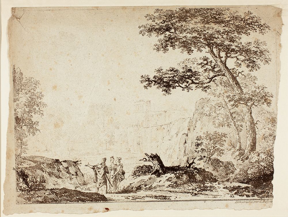 Roman Landscape by Ferdinand Ferdinand