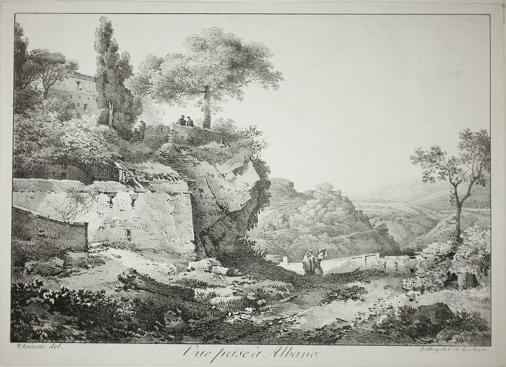 View of Albano by Claude Thiénon