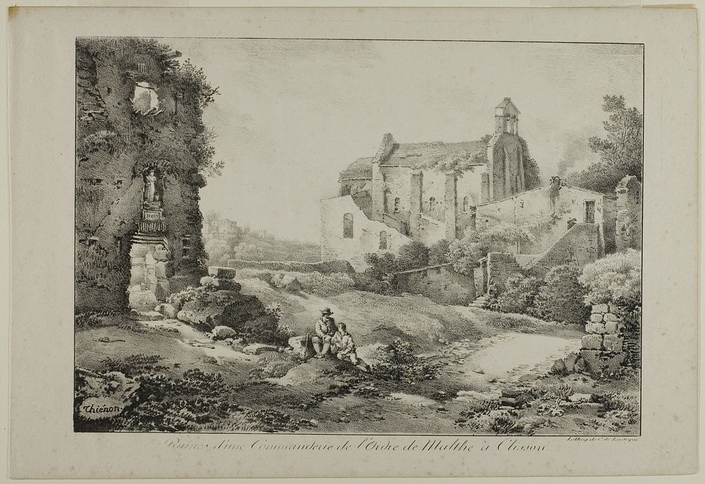 Ruins of the Commanding Post of the Order of Malta, Clisson by Claude Thiénon