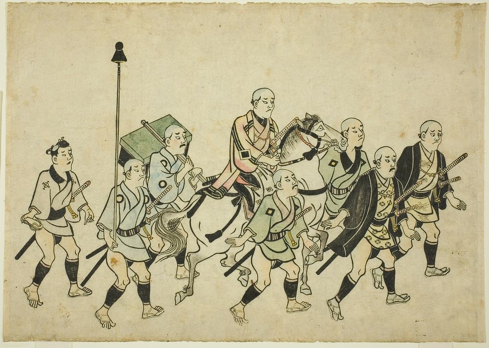 Procession of a Daimyo by Hishikawa Moronobu