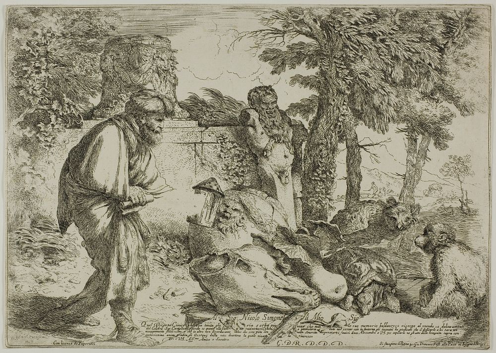 Diogenes Seeking an Honest Man by Giovanni Benedetto Castiglione
