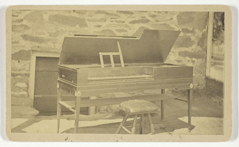 Piano at Washington's Headquarters (Newburgh, NY) by Remillard