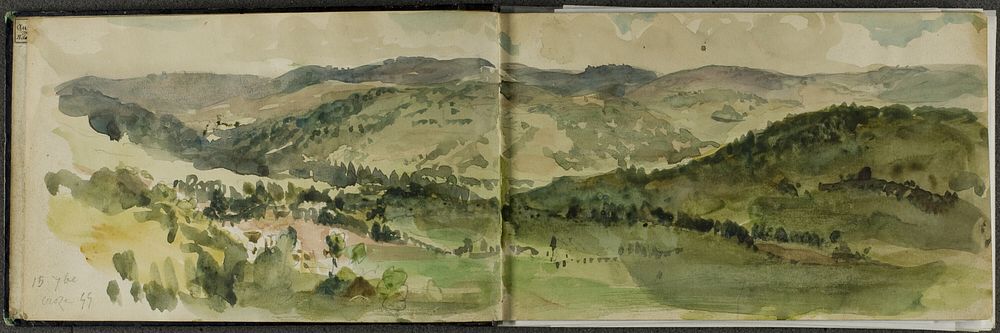 Sketchbook from the Artist's Trip to Germany by Eugène Delacroix