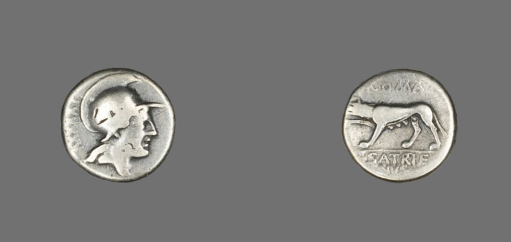 Coin Depicting the Goddess Roma by Ancient Roman