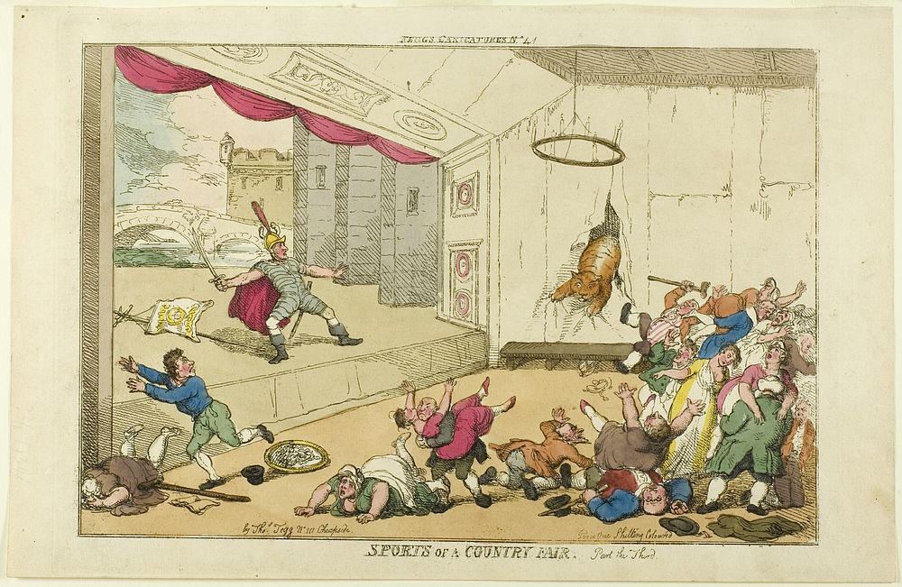 Sports of a Country Fair. Part the Third by Thomas Rowlandson