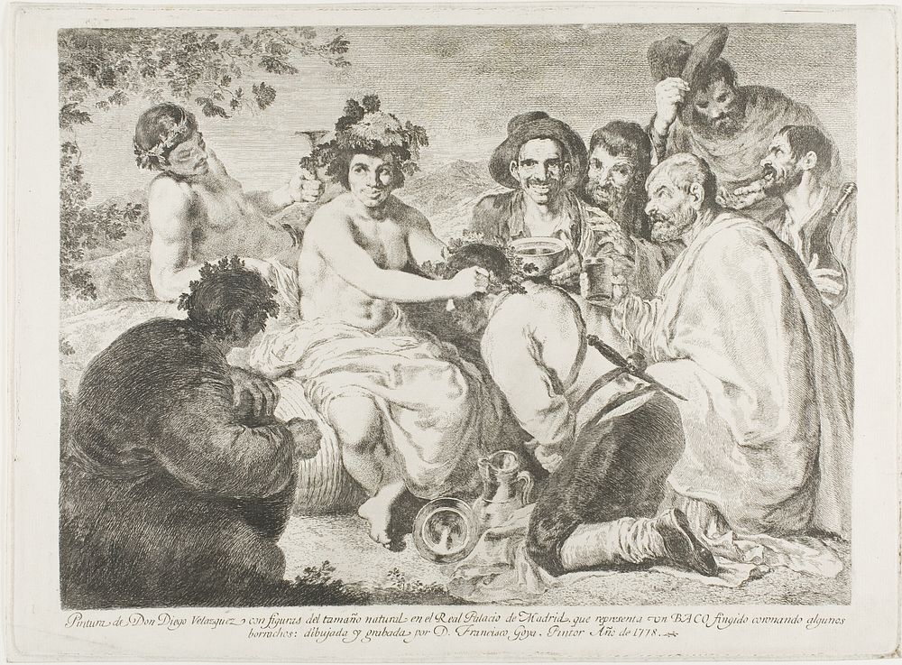 The Drunkards by Francisco José de Goya y Lucientes