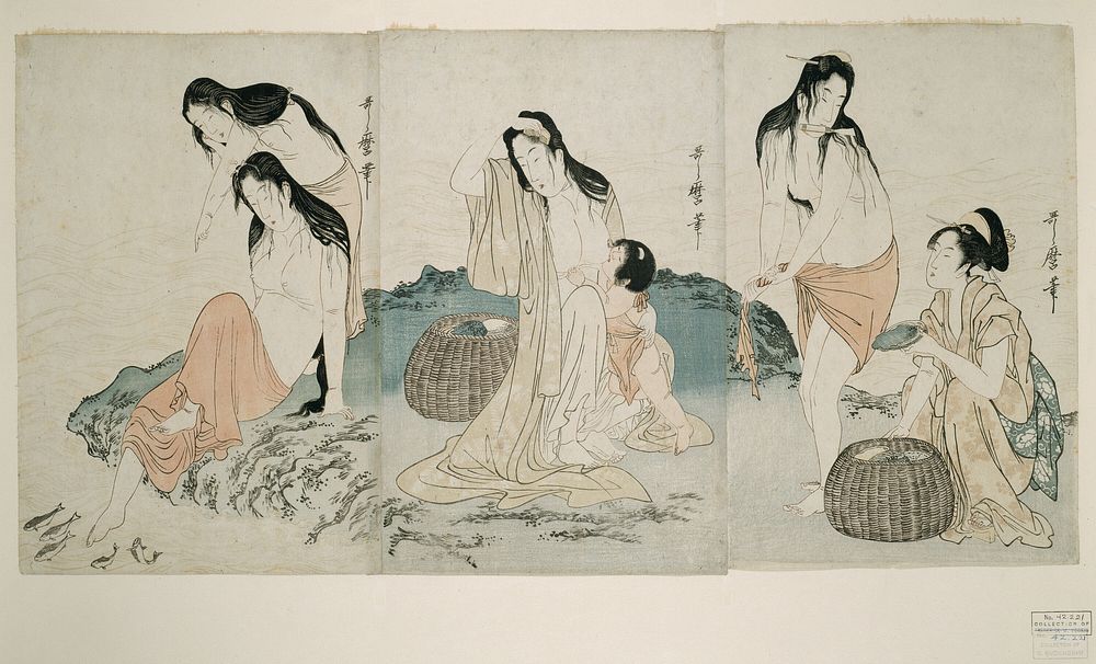 Abalone Divers by Kitagawa Utamaro