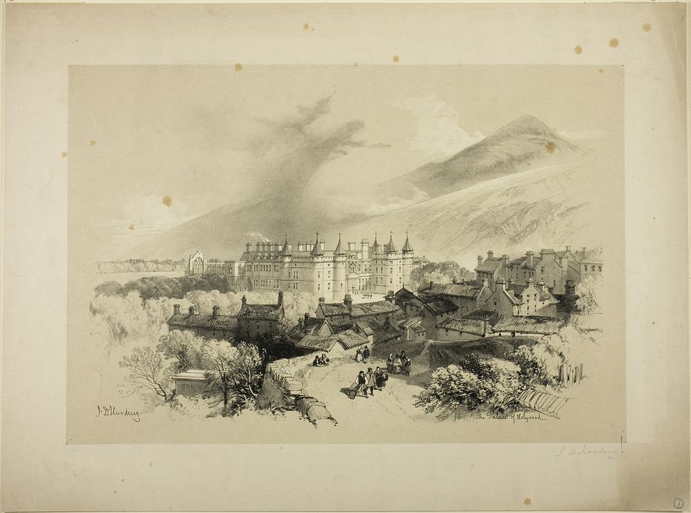 The Palace of Holyrood by James Duffield Harding