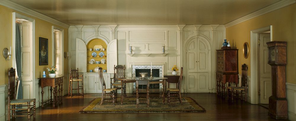 A3: Massachusetts Dining Room, 1720 by Narcissa Niblack Thorne