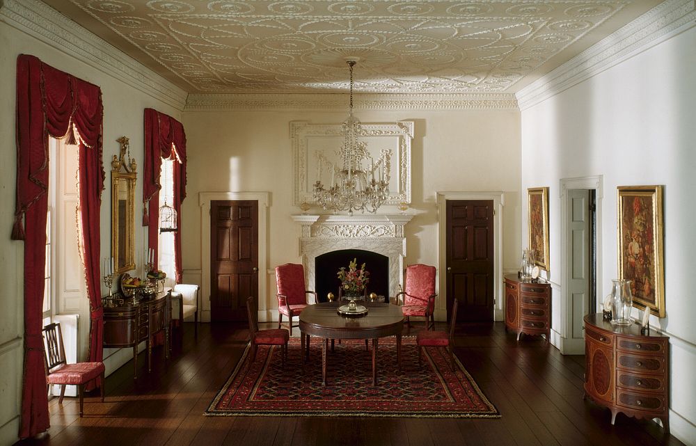 A22: Virginia Dining Room, c. 1752 by Narcissa Niblack Thorne (Designer)