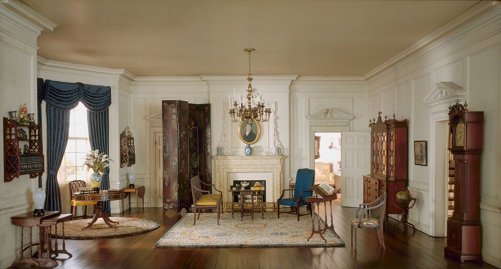 A28: South Carolina Drawing Room, 1775-1800 by Narcissa Niblack Thorne (Designer)