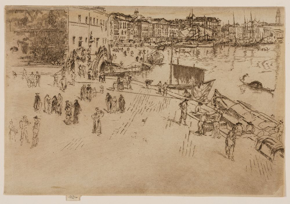 The Riva by James McNeill Whistler