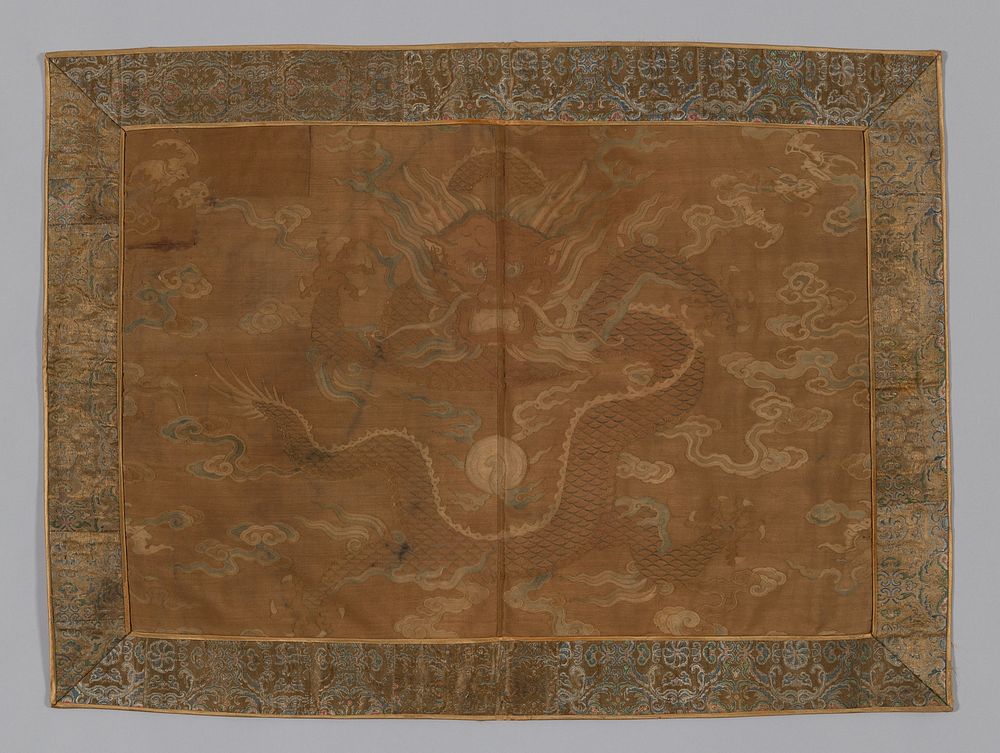 Panel (Former Fragment of Man's Coat) by Manchu