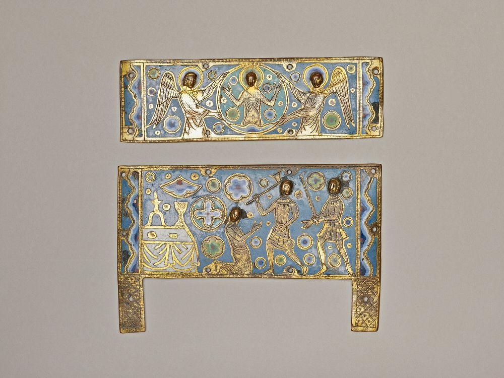 Plaques from a Reliquary Casket with the Martyrdom of a Saint