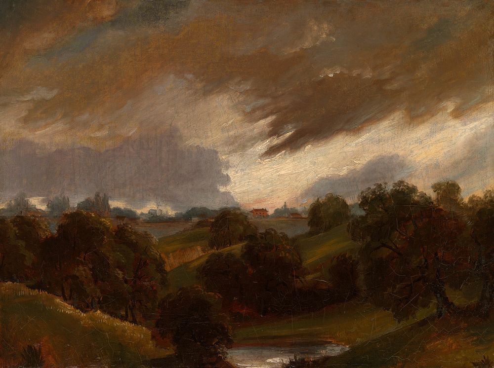 Hampstead, Stormy Sky by John Constable