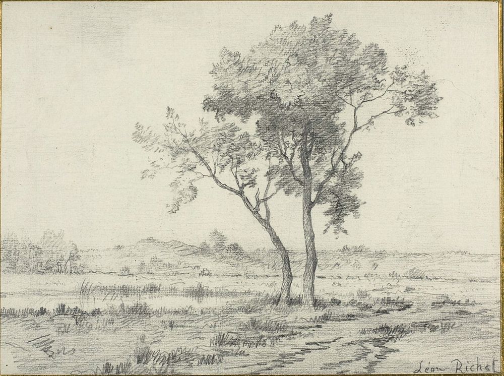 Landscape by Léon Richet