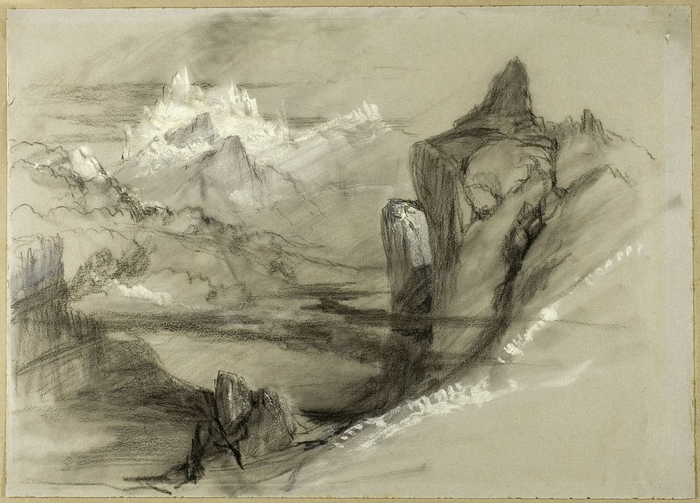 Mountain Landscape by John Ruskin