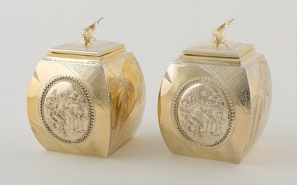 Pair of Tea Caddies by William Barnard