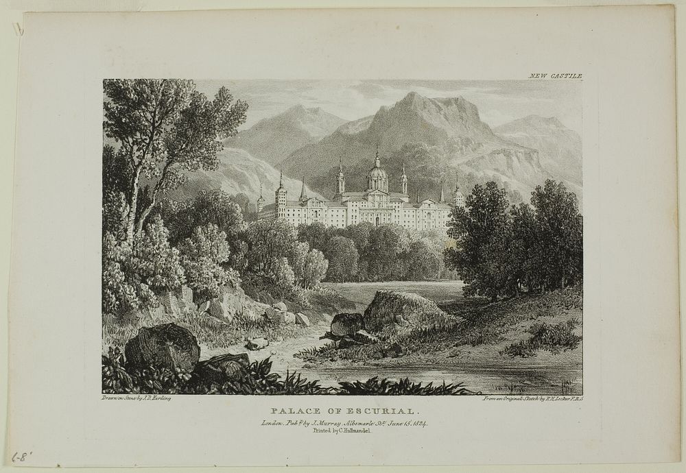 Palace of Escurial by James Duffield Harding