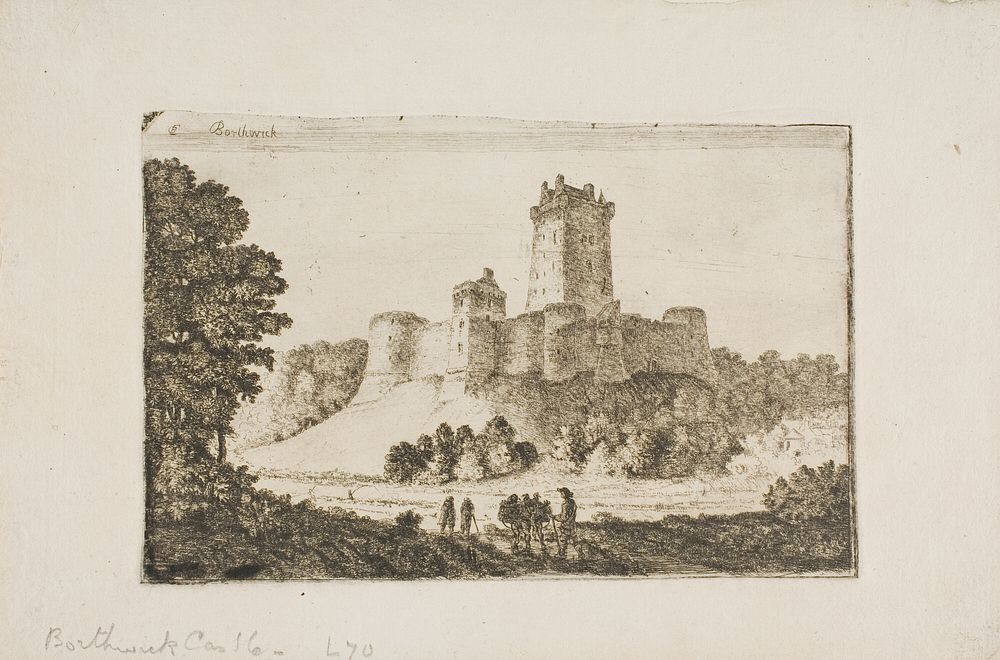 Borthwick Castle by John Clerk of Eldin