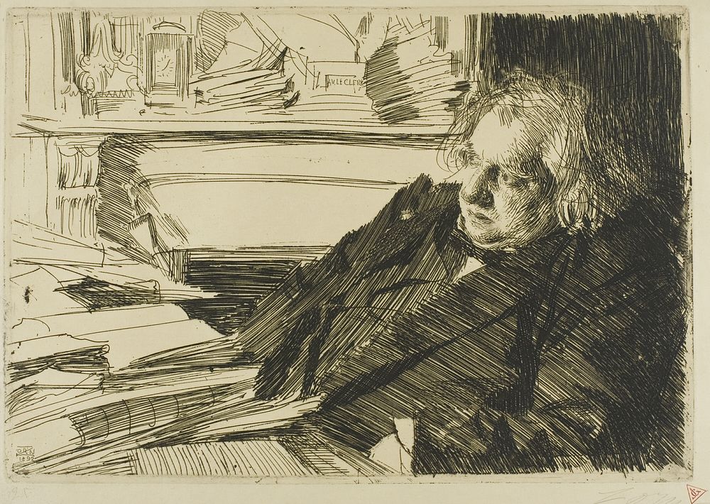 Ernest Renan by Anders Zorn