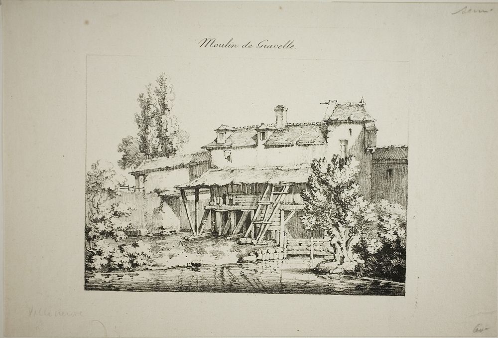 Mill at Gravelle, I by Louis Jules Frederic Villeneuve