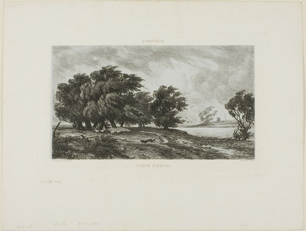 Stormy Weather by Charles François Daubigny