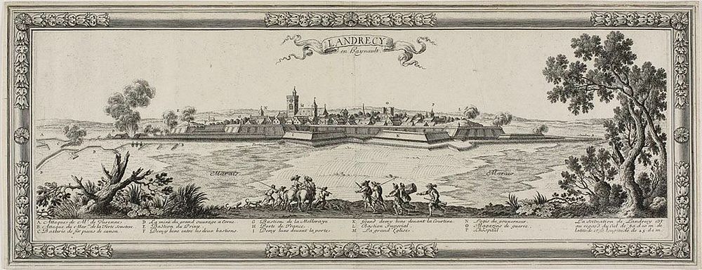 Landrecy en Heynault, 1631 by Gabriel Perelle