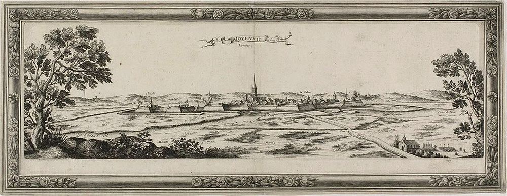 Moyenvic, Lorraine, 1631 by Nicolas Cochin