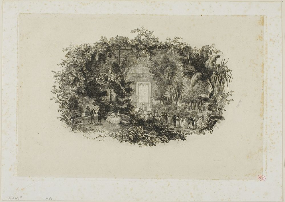 Le Jardin d'Hiver by Charles François Daubigny