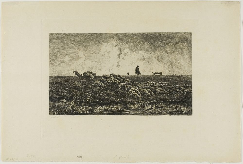 L'Ondée by Charles François Daubigny