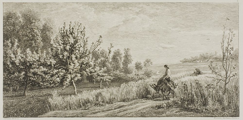 Spring by Charles François Daubigny