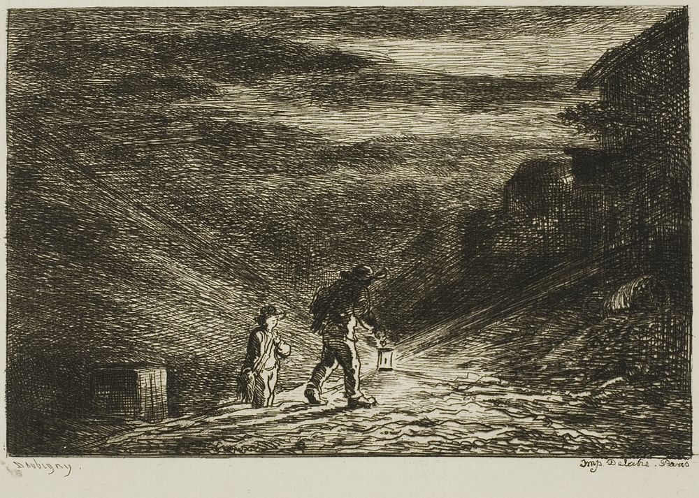 The Search for an Inn by Charles François Daubigny