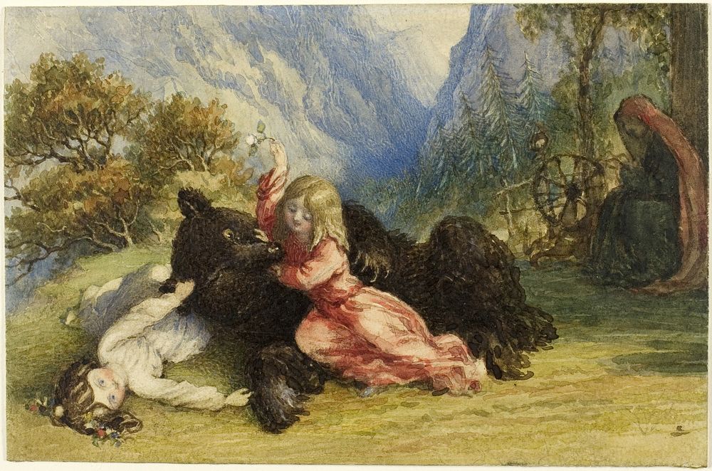 Snow White and Rose Red by Richard Doyle